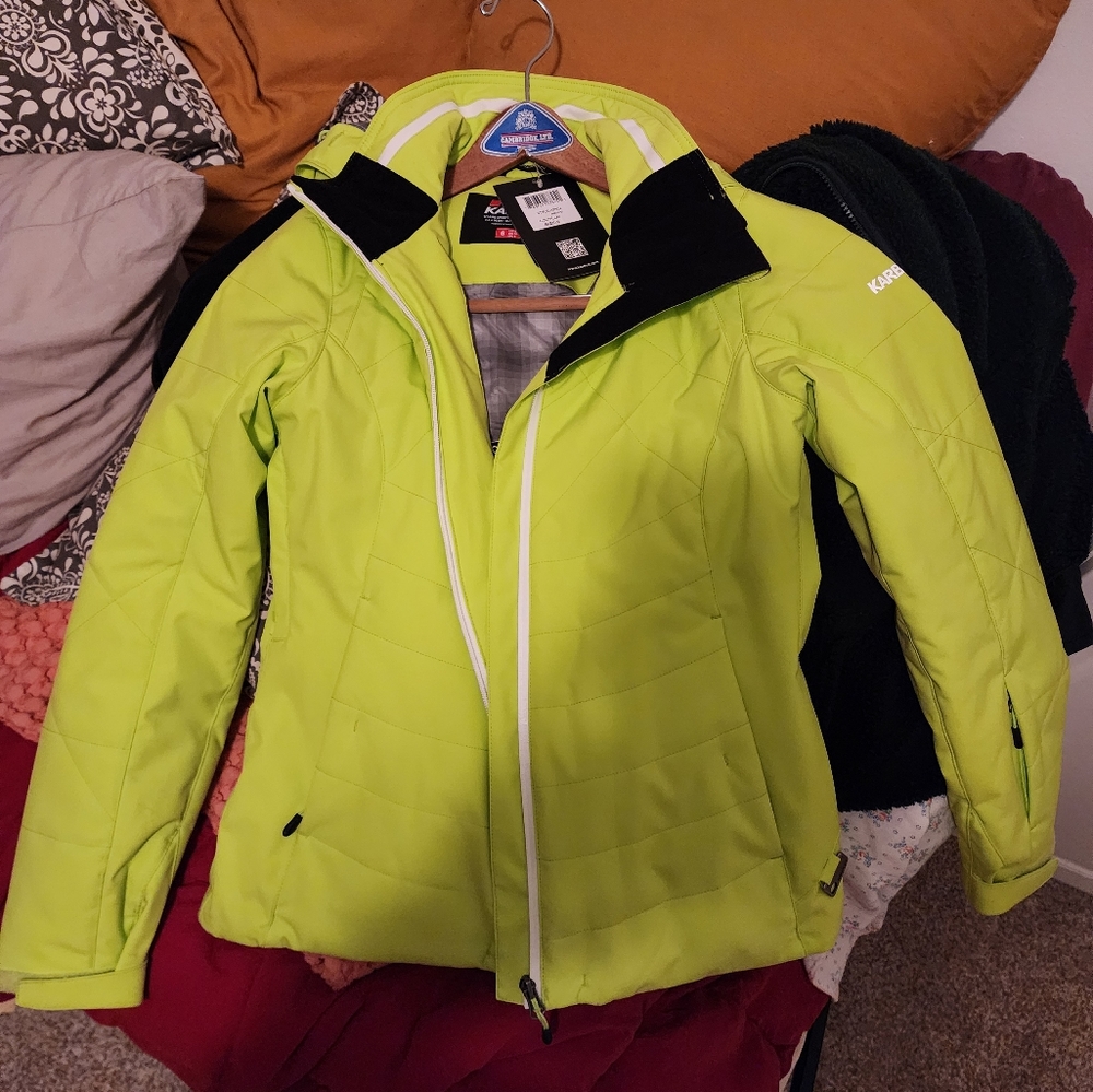 Karbon Amethyst Womens Insulated Ski Jacket Size 6